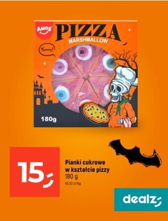 Dealz Pianki cukrowe w kształcie pizzy 180 g oferta
