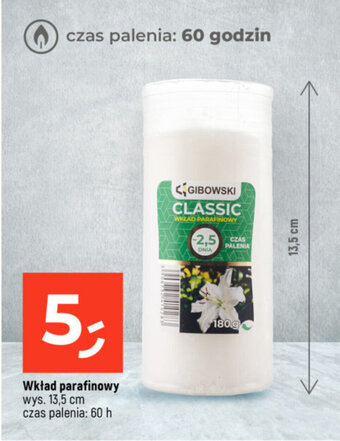Dealz Wkład parafinowy 60 h oferta