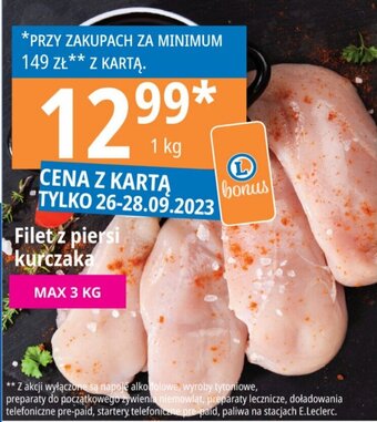 E.Leclerc Filet z piersi kurczaka 1 kg oferta