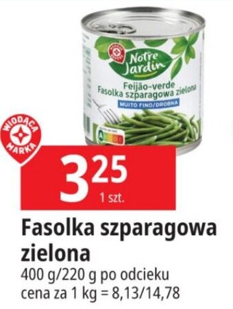 E.Leclerc Fasolka szparagowa zielona 400g oferta