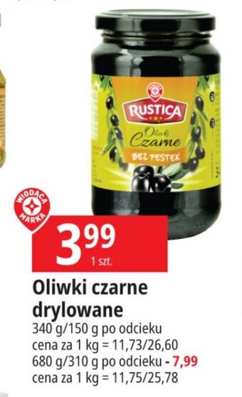 E.Leclerc Oliwki czarne drylowane 340g oferta