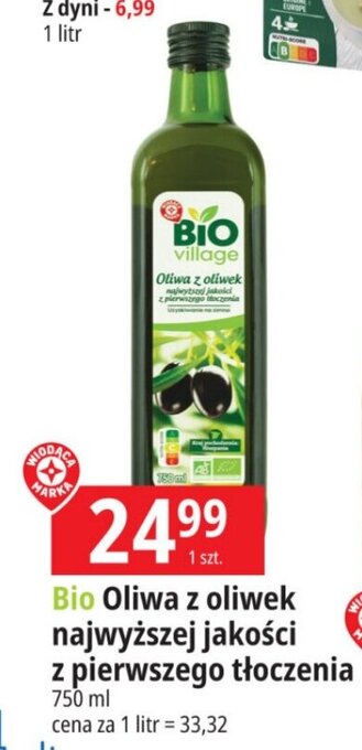 E.Leclerc Bio Oliwa z oliwek najwyższej jakości z pierwszego tłoczenia 750ml oferta
