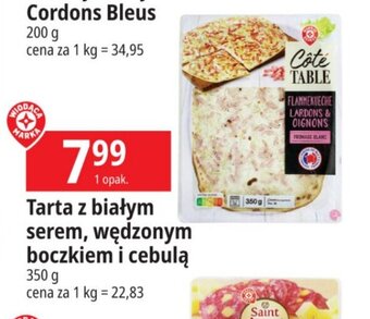 E.Leclerc Tarta z białym serem wędzonym boczkiem i cebulą 350g oferta