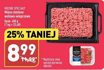 ALDI MIĘSNE SPECJAŁY Mięso mielone wołowo-wieprzowe opak. 400g oferta