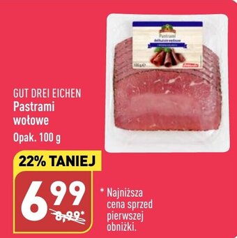 ALDI GUT DREI EICHEN Pastrami wołowe Opak. 100 g oferta