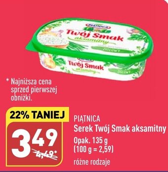 ALDI PIATNICA Serek Twój Smak aksamitny opak. 135g oferta