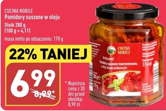 ALDI CUCINA NOBILE Pomidory suszone w oleju Słoik 280 g oferta