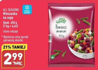 ALDI ALL SEASONS Mieszanka na zupę opak. 450 g oferta