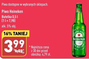 ALDI Piwo Heineken Butelka 0,5l oferta