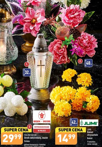 ALDI PROJEKTDECOR Stroik dekorowany, wazon Sztuka oferta