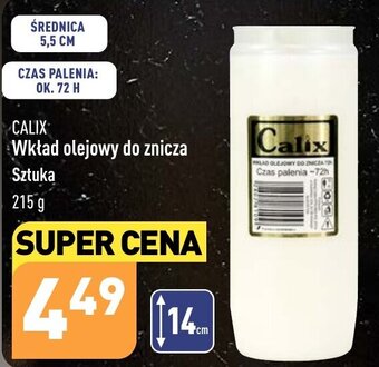 ALDI CALIX Wkład olejowy do znicza Sztuka oferta