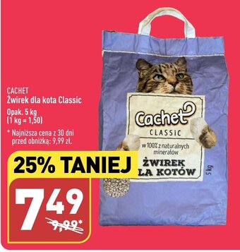 ALDI CACHET Żwirek dla kota Classic Opak. 5 kg oferta