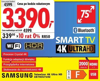 Media Expert SAMSUNG Telewizor 4K Ultra HD oferta