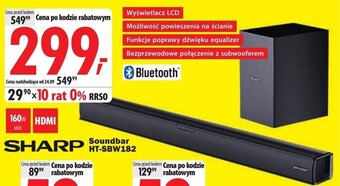 Media Expert SHARP Soundbar HT-SBW182 oferta