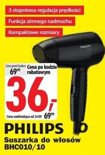 Media Expert PHILIPS Suszarka do włosów BHC010/10 oferta