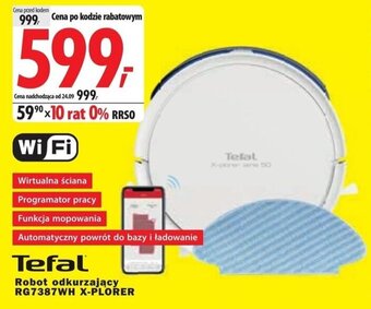 Media Expert Tefal Robot odkurzający RG7387WH X-PLORER oferta