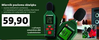 Lidl Miernik poziomu dźwięku oferta