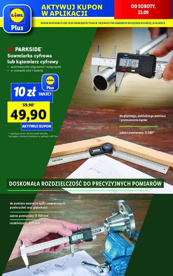 Lidl Kątomierz cyfrowy oferta