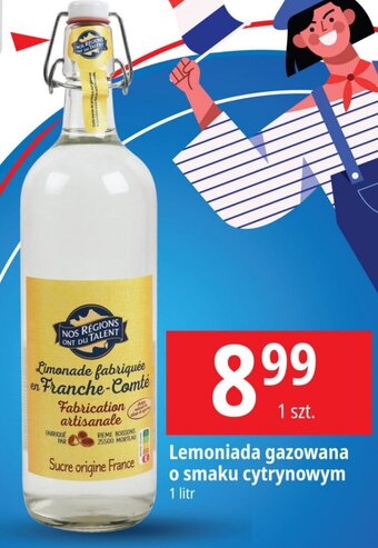 E.Leclerc Lemoniada gazowana o smaku cytrynowym 1l oferta