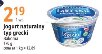 E.Leclerc Jogurt naturalny typ grecki Bakoma 170g oferta