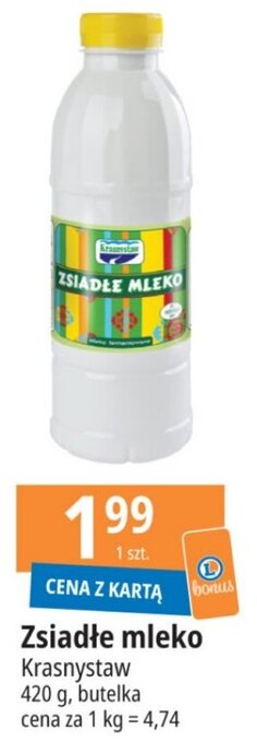 E.Leclerc Zsiadłe mleko Krasnystaw 420 g oferta