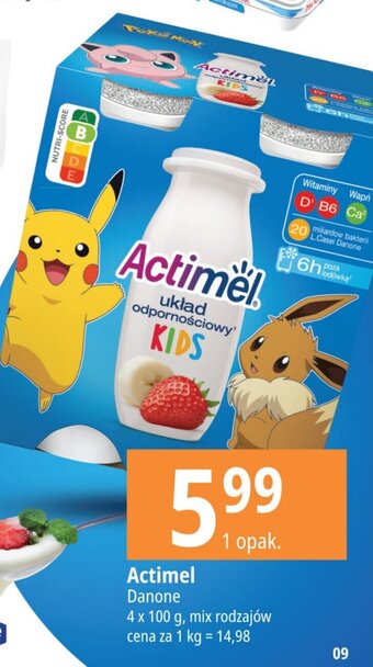 E.Leclerc Actimel Danone 4x100g oferta