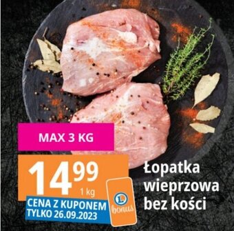 E.Leclerc Łopatka wieprzowa bez kości 1kg oferta