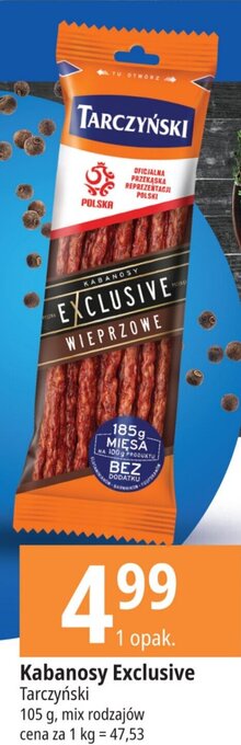 E.Leclerc Kabanosy Exclusive Tarczyński 105g oferta