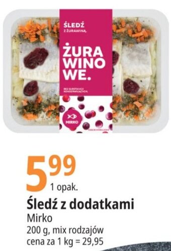 E.Leclerc Śledź z dodatkami Mirko 200 200 g, mix rodzajów oferta