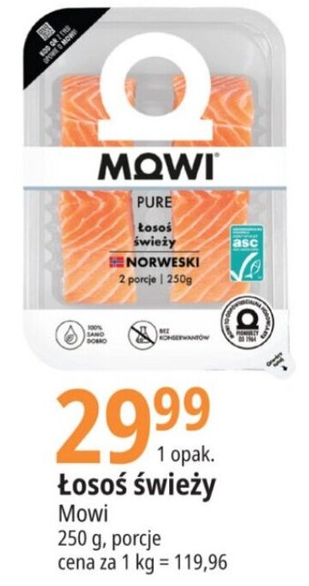E.Leclerc Łosoś świeży Mowi 250g oferta