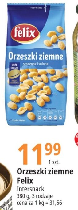 E.Leclerc Orzeszki ziemne Felix Intersnack 380g oferta