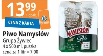 E.Leclerc Piwo Namysłów Grupa Żywiec 4x500ml oferta