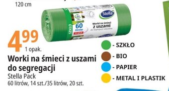 E.Leclerc Worki na śmieci z uszami do segregacji Stella Pack oferta