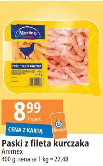 E.Leclerc Paski z fileta kurczaka Animex 400 g oferta
