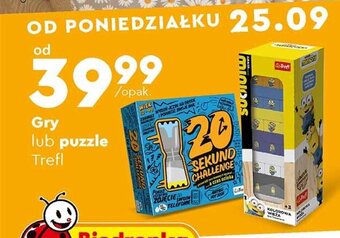 Biedronka Gry lub puzzle Trefl oferta
