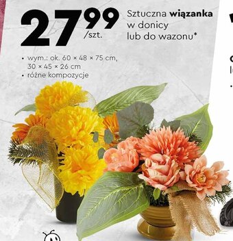 Biedronka Sztuczna wiązanka w donicy lub do wazonu oferta