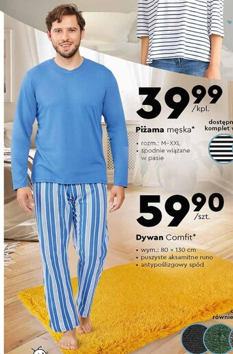 Biedronka CLEVE Piżama męska oferta