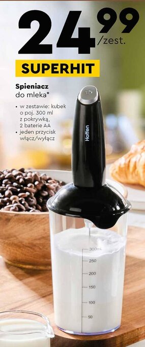 Biedronka Hoffen Spieniacz do mleka oferta