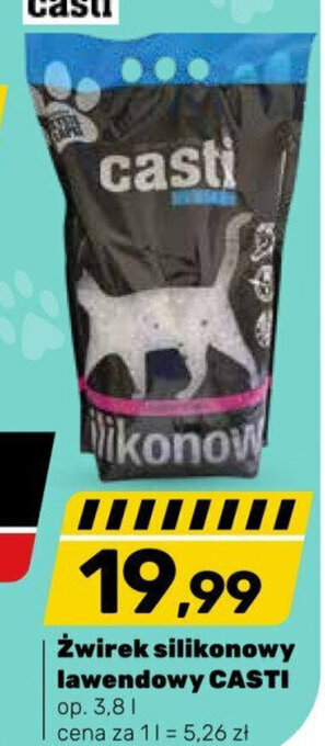 Bricomarche Żwirek silikonowy lawendowy CASTI 3,8 l oferta