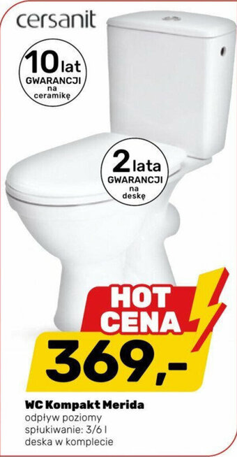 Bricomarche Cersanit WC Kompakt Merida oferta