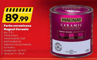 Bricomarche Farba ceramiczna Magnat Ceramic 2,5 l oferta