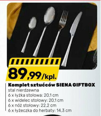 Bricomarche Komplet sztućców SIENA GIFTBOX oferta