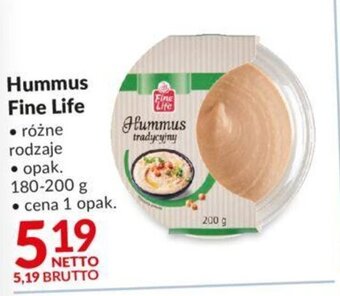 Makro Hummus Fine Life 180-200 g oferta