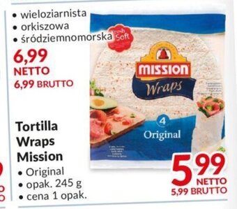Makro Tortilla Wraps Mission Original 245 g oferta