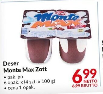 Deser Monte Max Zott 4 x 100 g