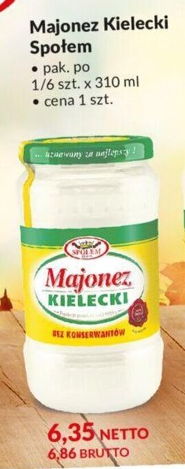 Makro Majonez Kielecki Społem 310 ml oferta