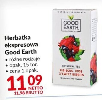 Makro Herbatka ekspresowa Good Earth 15 tor. oferta