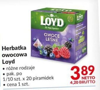 Makro Herbatka owocowa Loyd 20 piramidek oferta