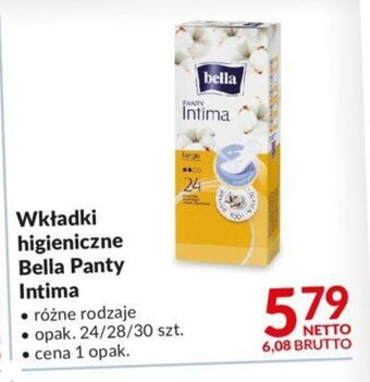 Makro Wkładki higieniczne Bella Panty Intima 24/28/30 szt. oferta