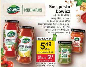 Stokrotka Sos, pesto Łowicz 180-500 g oferta